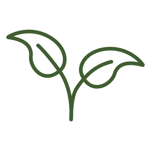 Logo de dos hoja